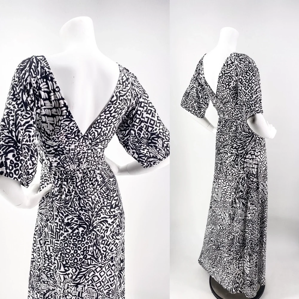 NWT LILLY PULITZER Parigi Maxi Dress, XXS - Picture 8 of 13